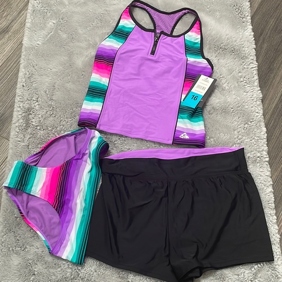 Gerry-girls 3 piece (Bikini set + yoga shorts size 16) - Picture 2 of 7